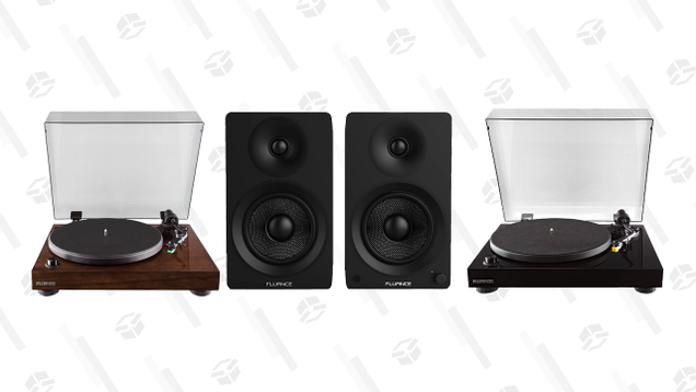 Fluance RT80 High Fidelity Vinyl Turntable Record Player | $170 | AmazonFluance RT81 High Fidelity Vinyl Turntable Record Player | $210 | AmazonFluance Ai40 Powered Two-Way 5" 2.0 Bookshelf Speakers | $170 | Amazon